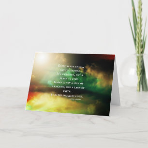 SORGEN avslutar aldrig Kort