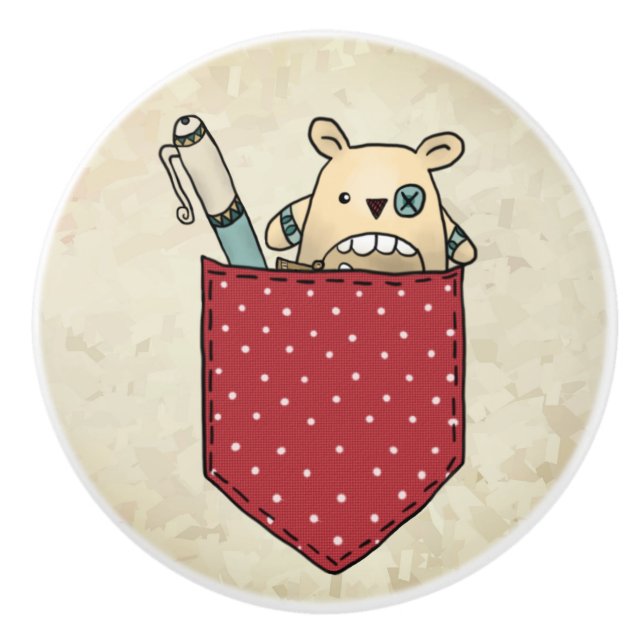 Sorgenfressertasche Knopp (Framsidan)