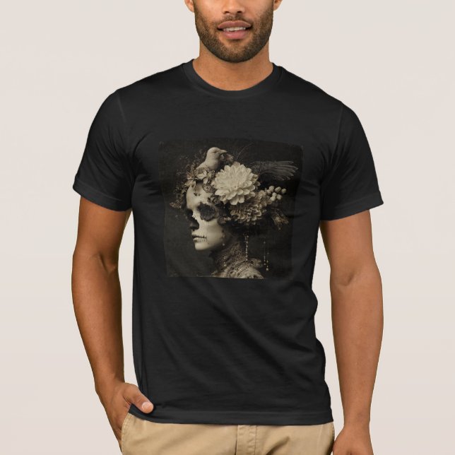 Sorgens sörjande – gotisk finkonst t shirt (Framsida)