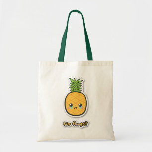 Sorglig Ananas Får Inga Kramar Tygkasse