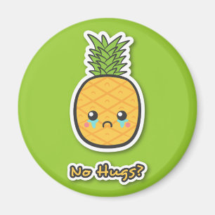Sorglig Ananas som inte får några kramar Magnet