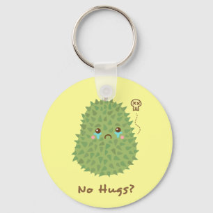 Sorglig Durian som inte får några kramar Nyckelring