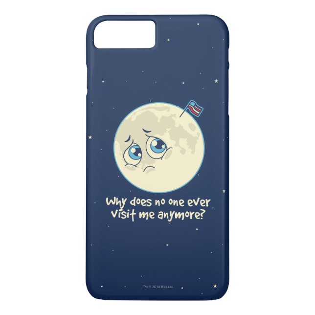 Sorglig måne Case-Mate iPhone skal (Baksida)