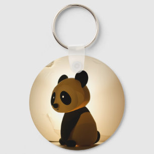 Sorglig Panda Nyckelring