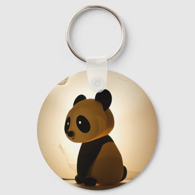 Sorglig Panda Nyckelring (Framsida)