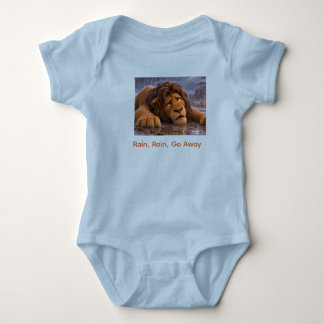Sorglig Regn Lejon Bebis Ett Stycke T Shirt