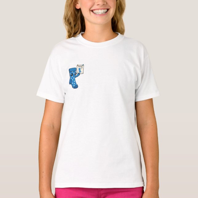 Sorglig Strumpa som Söker sin Match Barn T Shirt (Framsida)