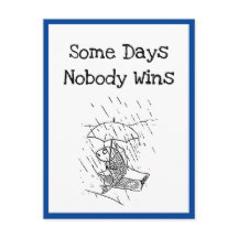 Sorglig tecknad fisk Dålig dag Sympati