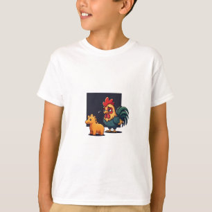 Sorglig tupp och små dinosauriebarn t shirt