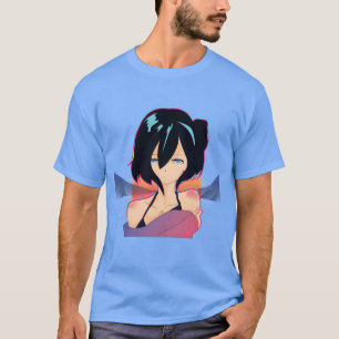 Sorglig Waifu Anime Tjej Kawaii Otaku Anime Waifu T Shirt