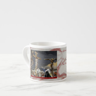 Sorgliga rosenkransmysterier Artikel #5: Korsfäste Espressomugg