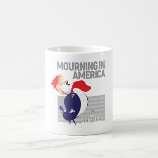 Sörja i den Amerika muggen Kaffemugg