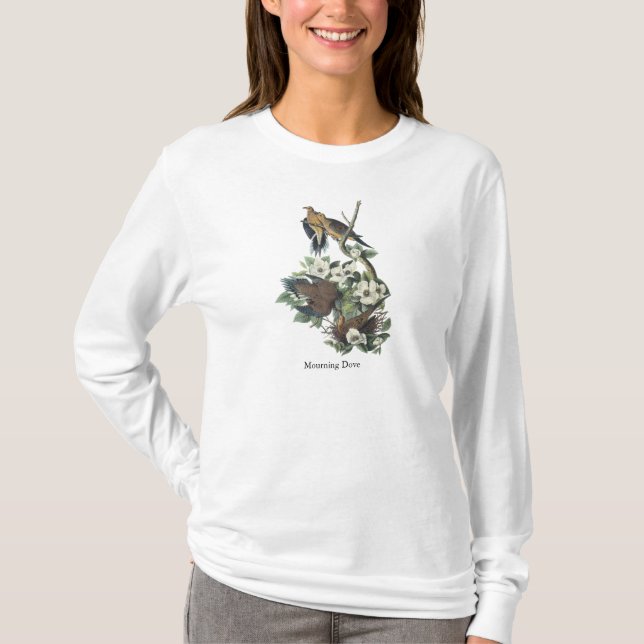 Sörjande duva, John Audubon Tee Shirt (Framsida)