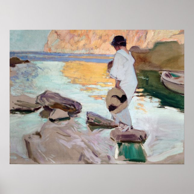 Sorolla - Elena At Cala De San Vicente Poster (Framsidan)