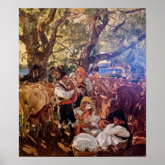 Sorolla - Galicien, pilgrimsfärden Poster (Framsidan)