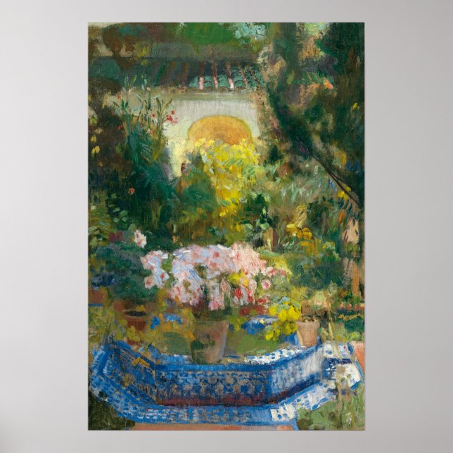 Sorolla - House Courtyard Poster (Framsidan)
