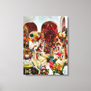 Sorolla-målning - Sevilla, Dance Canvastryck