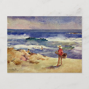 Sorolla - Pojken på Sand Vykort