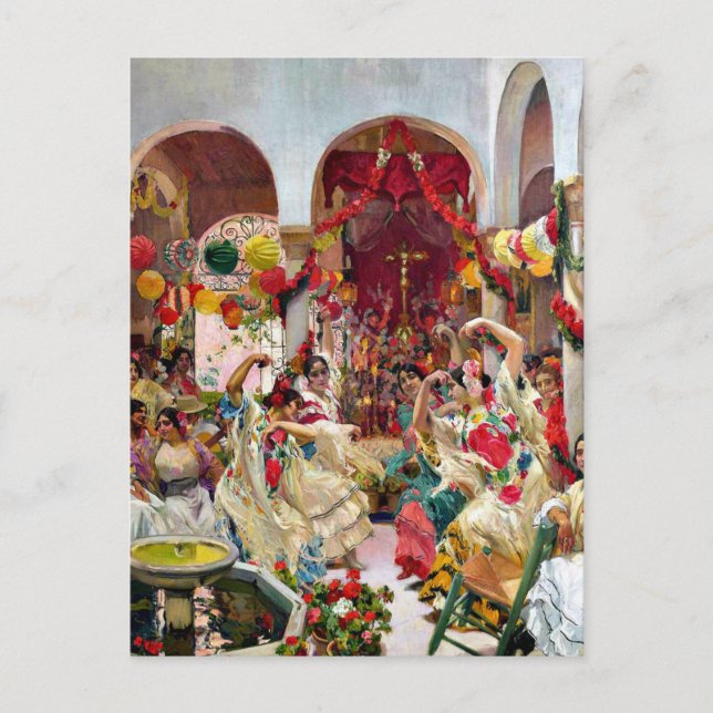 Sorolla: Sevilla-The Dance Vykort (Framsida)