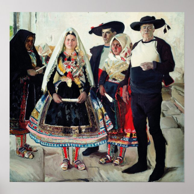 Sorolla - Typisk Lagarterana Poster (Framsidan)