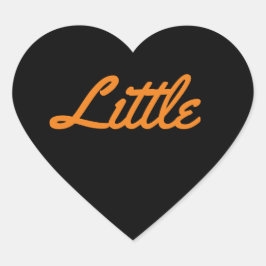 Sorority Little Halloween Hjärtformat Klistermärke