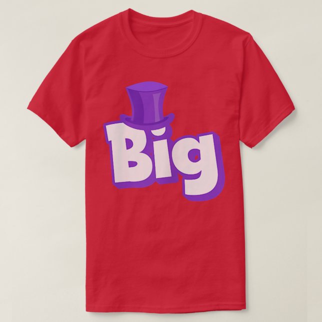 Sorority RevealBig, Little, G BigCandy Pub for Big T Shirt (Design framsida)