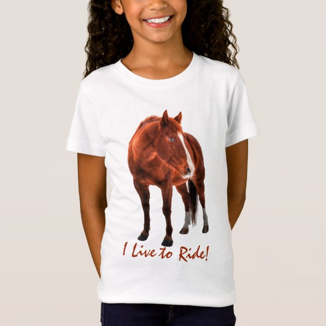 Sorrel Horse - Riders Equine Designer Shirt Tröja (Framsida)