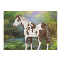 Sorrel Tovero Paint Horse Skriv ut