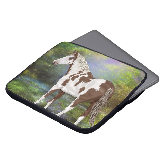 Sorrel Tovero Paint Horse Skriv ut Laptop Fodral (Framsida topp)