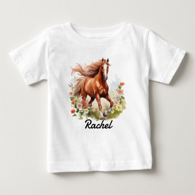 Sorrel Vild Horse T Shirt (Framsida)