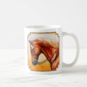 Sorrel Western Pleasure Quarter Horse Kaffemugg