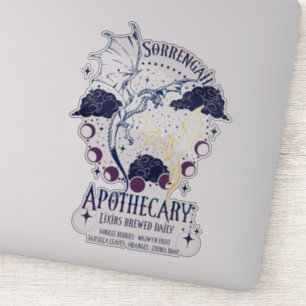 Sorrengail Apothecary Onofficial Fjärde Vinge Merc Klistermärken