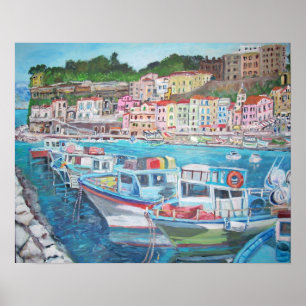 Sorrento 20" x 16", värderar (Matte) Poster