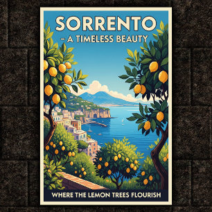 Sorrento, Italien: En Vintage 1960s Poster samling