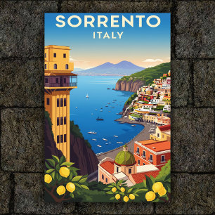 Sorrento, Italien: En Vintage 1960s Poster samling