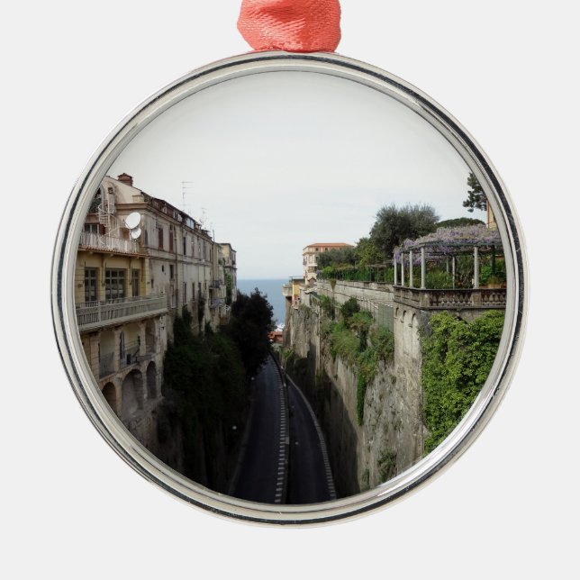 Sorrento italien julgransprydnad metall (Framsidan)