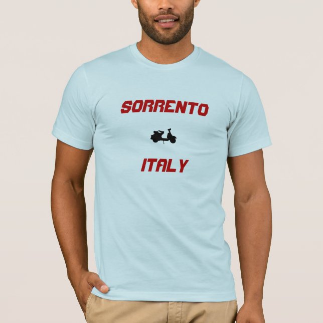 Sorrento, Italien Scooter T-shirt (Framsida)