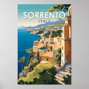 Sorrento Italien Travel Art-Vintage Poster