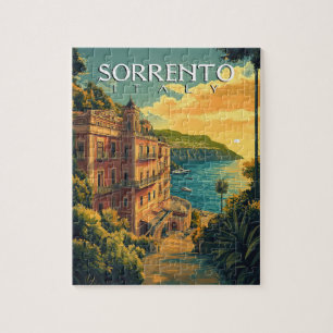 Sorrento Italien - Vibrant Cityscape Pussel