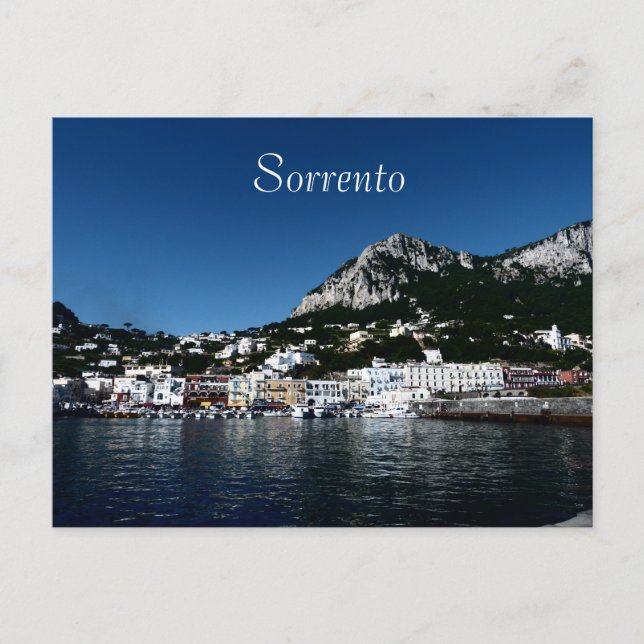 Sorrento, Italien Vykort (Framsida)