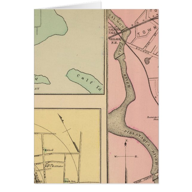 Sorrento, S Berwick, Bucksport Hälsningskort (Framsidan)