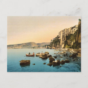 Sorrento vid havet, Neapel, Italien Classic Photoc Vykort