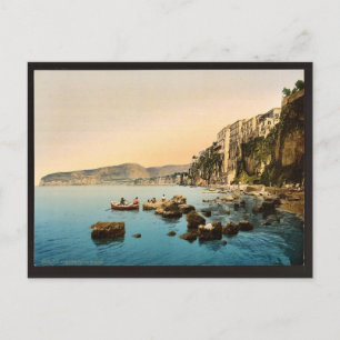 Sorrento vid havet, Neapel, Italien Classic Photoc Vykort