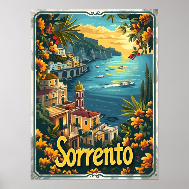 Sorrento-Vintage Poster (Framsidan)