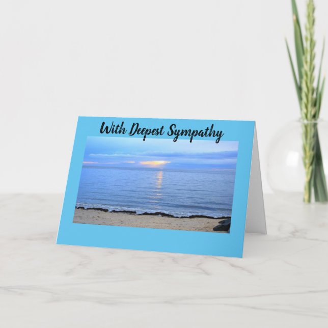 "SORRERA FÖR DIN FÖRLUSTKORT" KORT (Framsida)