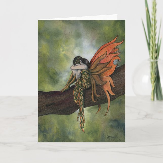 Sorro ~ Magic Wood Fairy Greeting Card Kort (Framsida)