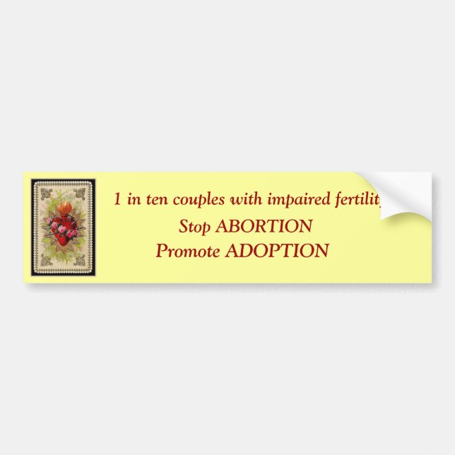 Sorrowful hjärta av Mary, 1 i tio par med… Bildekal (Framsidan)