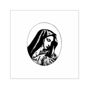 Sorrowful mor Mary Mater Dolorosa Stämpel