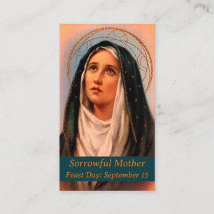 Sorrowful Mor Prayer Card