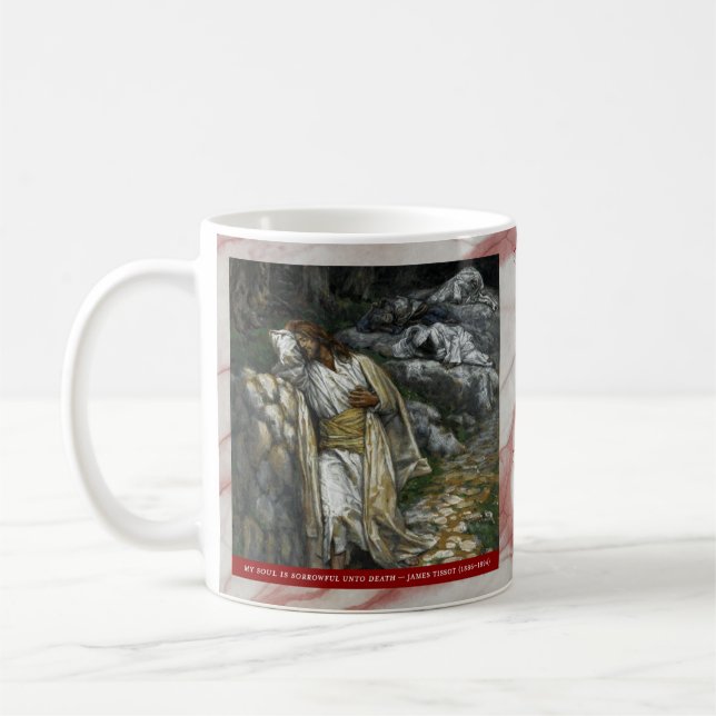 Sorrowful Rosary Mysteries Item #1: Agony Kaffemugg (Vänster)